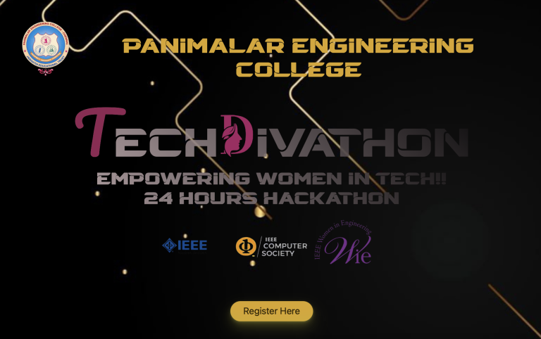 TechDivathon 2025 Hackathon at Panimalar Engineering College, Chennai